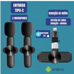 Wireless Lavalier Microphone for Mobile Phone Cameras