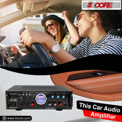 5Core Dual Channel Amplifier Car Audio System 300W Audio Reciver Car amp