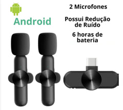 Wireless Lavalier Microphone for Mobile Phone Cameras