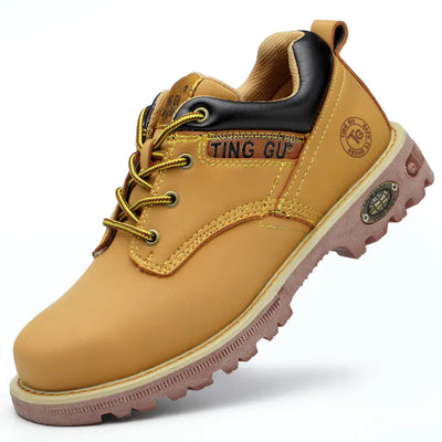 High-Cut Yellow Safety Training Work Boots