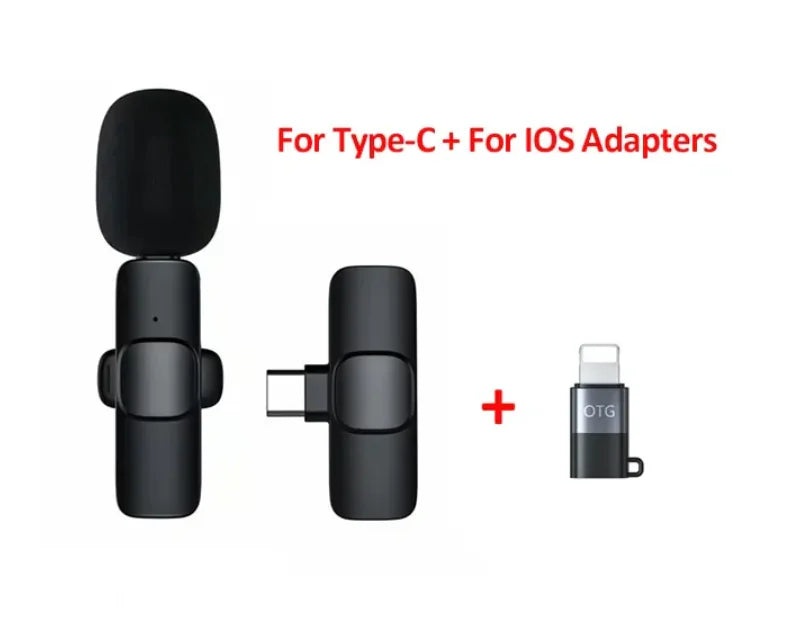 Wireless Lavalier Microphone for Mobile Phone Cameras